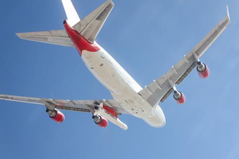 Virgin Orbit's Cosmic Girl carrying LauncherOne