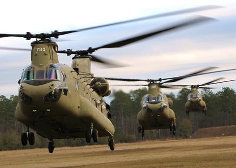 CH-47F with Georgia Army National Guard c Georgia Army National Guard