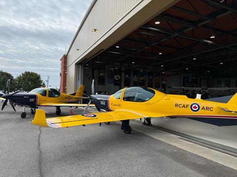 RCAF CT-120B Astra II Grob120TP trainers c RCAF