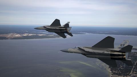 F-15EX arrival at Eglin AFB c USAF