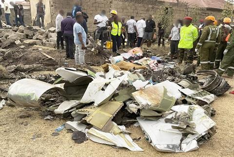 AMREF XLS wreckage-Kenya AAID