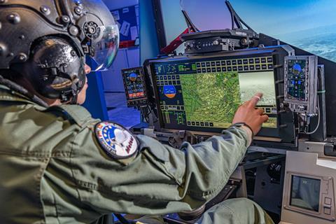 Eurofighter large area display