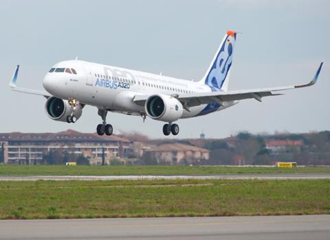 A320neo Landing-C-Airbus