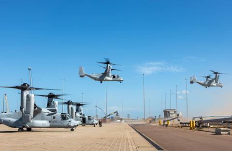 MV-22 USMC Osprey Darwin Australia