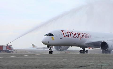 Ethiopian A350 salute-c-Ethiopian Airlines