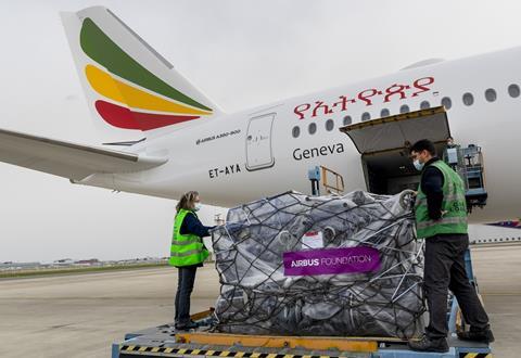 Ethiopian A350 humanitarian-c-Airbus
