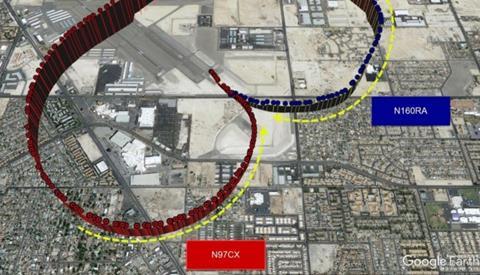 mid-air collision map-c-NTSB