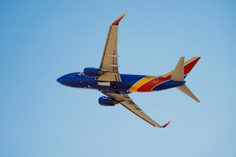 Southwest at Sacramento International airport