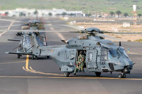 Spanish air force NH90s