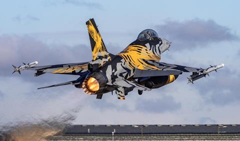 Belgian air force F-16 2023