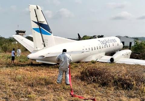 tag Saab 340 accident-c-via Twitter