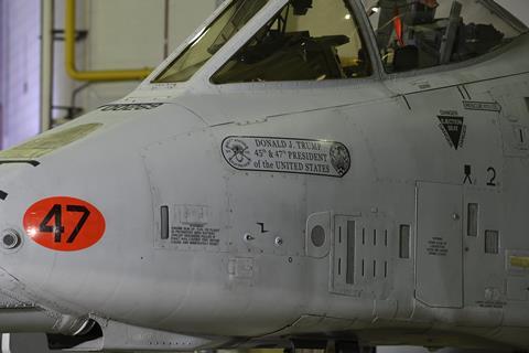 Donald Trump A-10 Michigan Air Guard