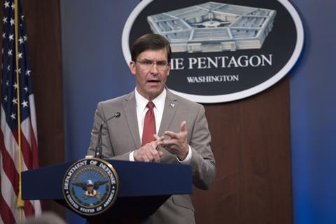 Secretary of Defense Mark Esper