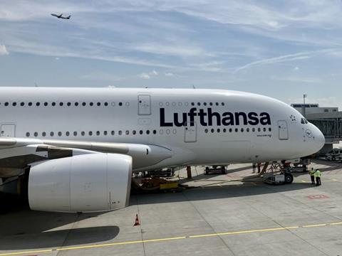 Lufthansa A380 return