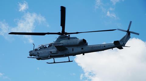 AH-1Z Viper takes off from Naval Air Station Patuxent River c US Navy