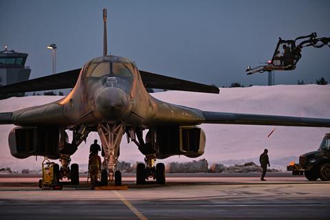 B-1B deicing in Sweden c USAF