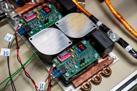 An early prototype of Collins' HECATE power converter