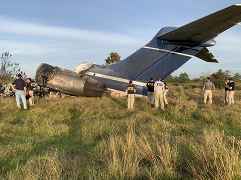 MD-87 crash Houston, NTSB 102121