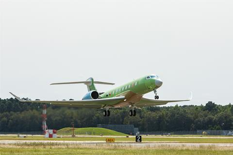 Gulfstream G700 fourth test aircraft