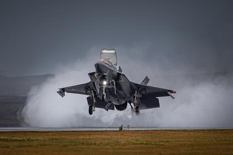 UK F-35B short take-off Keflavik
