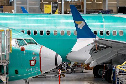 Boeing's 737 assembly facility in Renton, Washington 25 June 2024