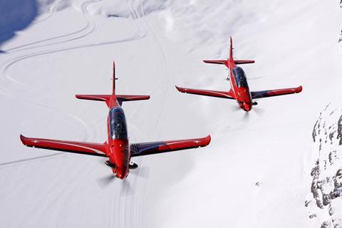 Swiss air force PC-21s