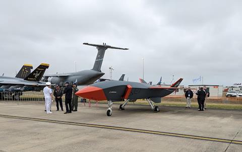 MQ-28 Ghost Bat from the front