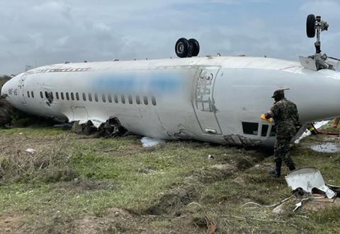 Fokker 50 accident-c-Dutch Safety Board via Somalia accident investigation department
