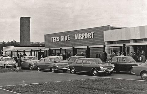 Teesside Airport terminal July 1967
