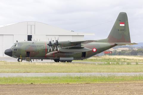 Indonesian_Air_Force_(A-1337)_Lockheed_C-130H_Hercules_at_Wagga_Wagga_Airport_(3)