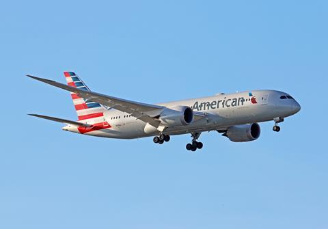 American Airlines Boeing 787-8 2020