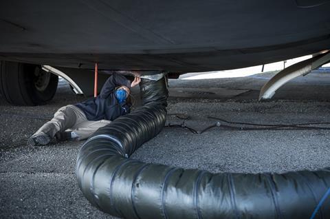 AFRL heating a C-17 in experiment to see if temperature could be raised to coronavirus-killing level 2