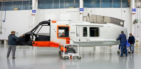 First MH-60T replacement airframe