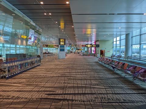 Changi Terminal 3 Departures, December 2021