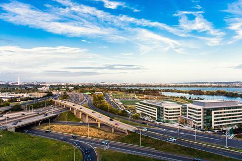 Boeing's global headquarters in Arlington, Virginia