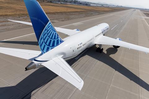 United Airlines Boeing 787