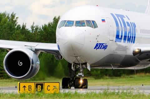 Utair 767 nose-on-c-Utair