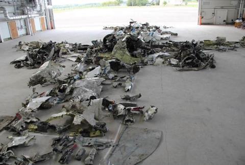 Gazpromavia wreckage-c-Interstate Aviation Committee