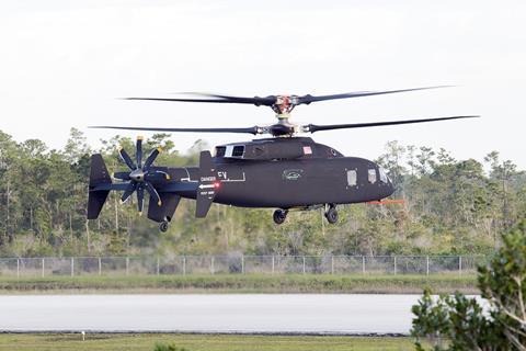 SB-1 Defiant first flight Credit Sikorsky