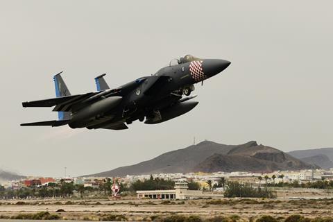 USAF F-15C Gran Canaria Island Spain