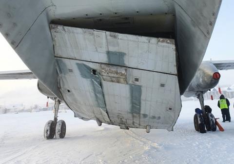 An-26 ramp damage-c-Rosaviatsia