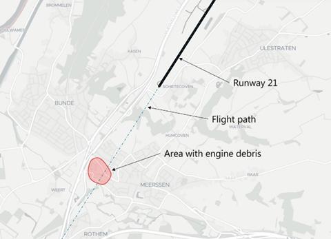 engine incident maastricht map-c-Dutch Safety Board