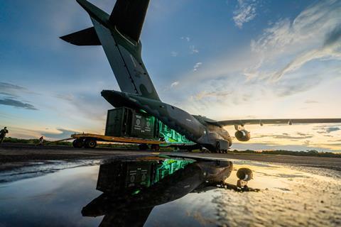 KC-390 with ground radar