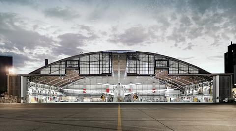 SR Technics hangar Zurich