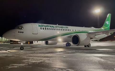 Iraqi A220 Oslo-c-Iraqi Airways