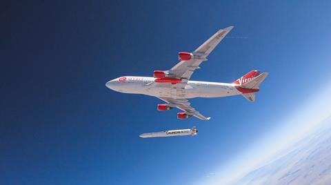 Virgin Orbit drop test