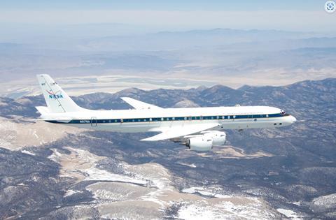 NASA DC-8 airborne science lab