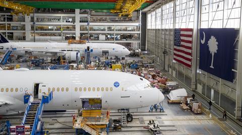 Boeing's North Charleston 787 assembly facility