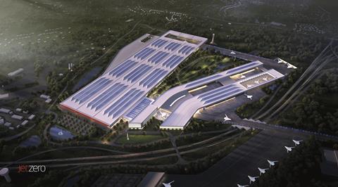 JetZero's envisioned Greensboro facility