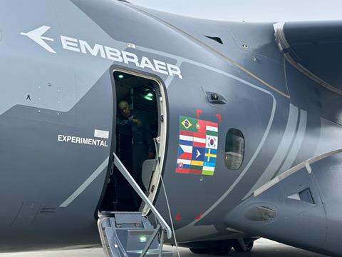 Embraer KC-390 demonstrator
